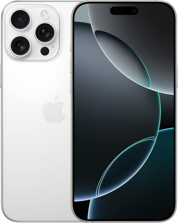 Apple iPhone 16 Pro Max‏‏ (256‎ GB) - تيتانيوم أبيض